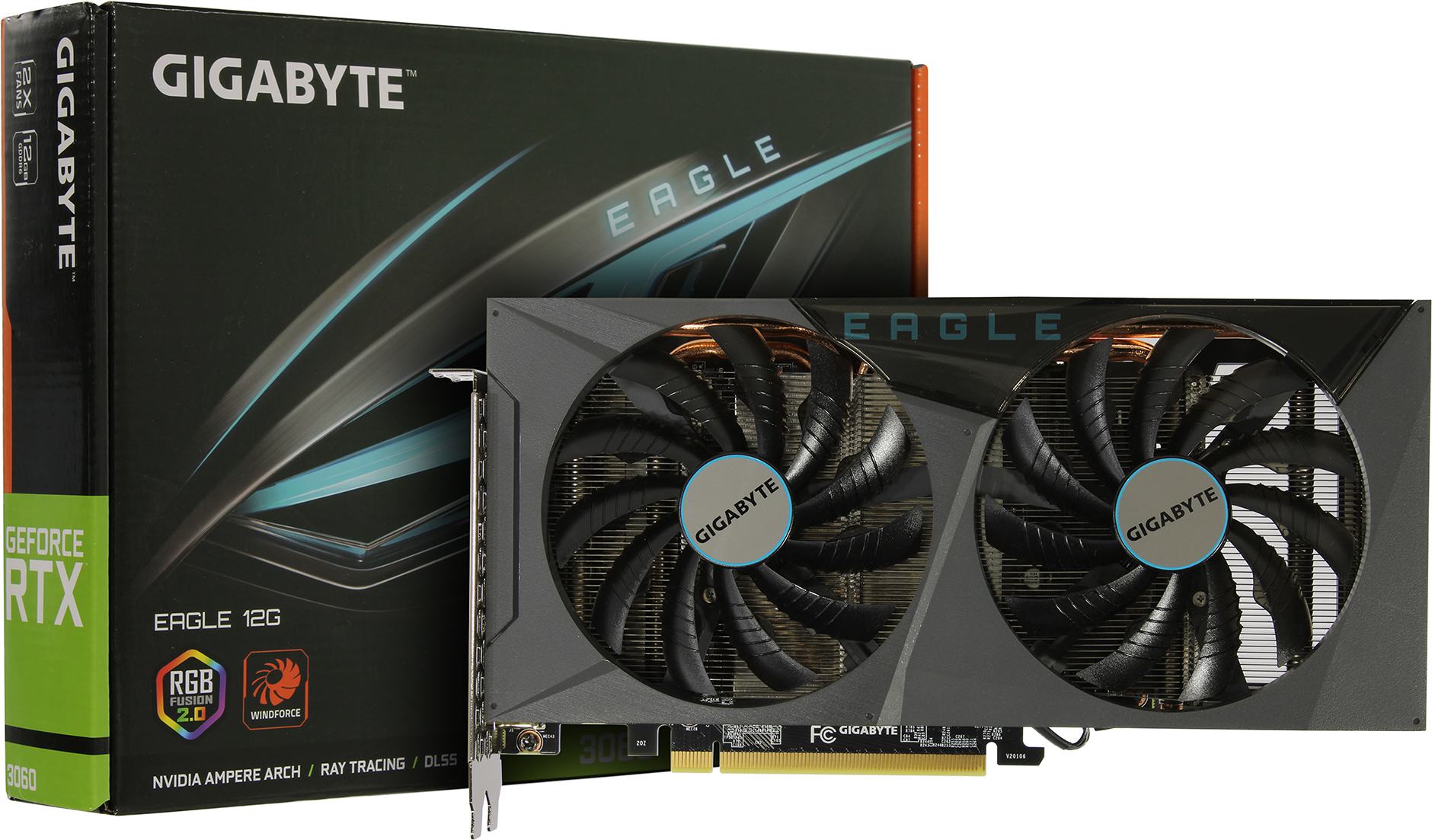 GIGABYTE GeForce RTX 3060 EAGLE (LHR) GV-N3060EAGLE-12GD