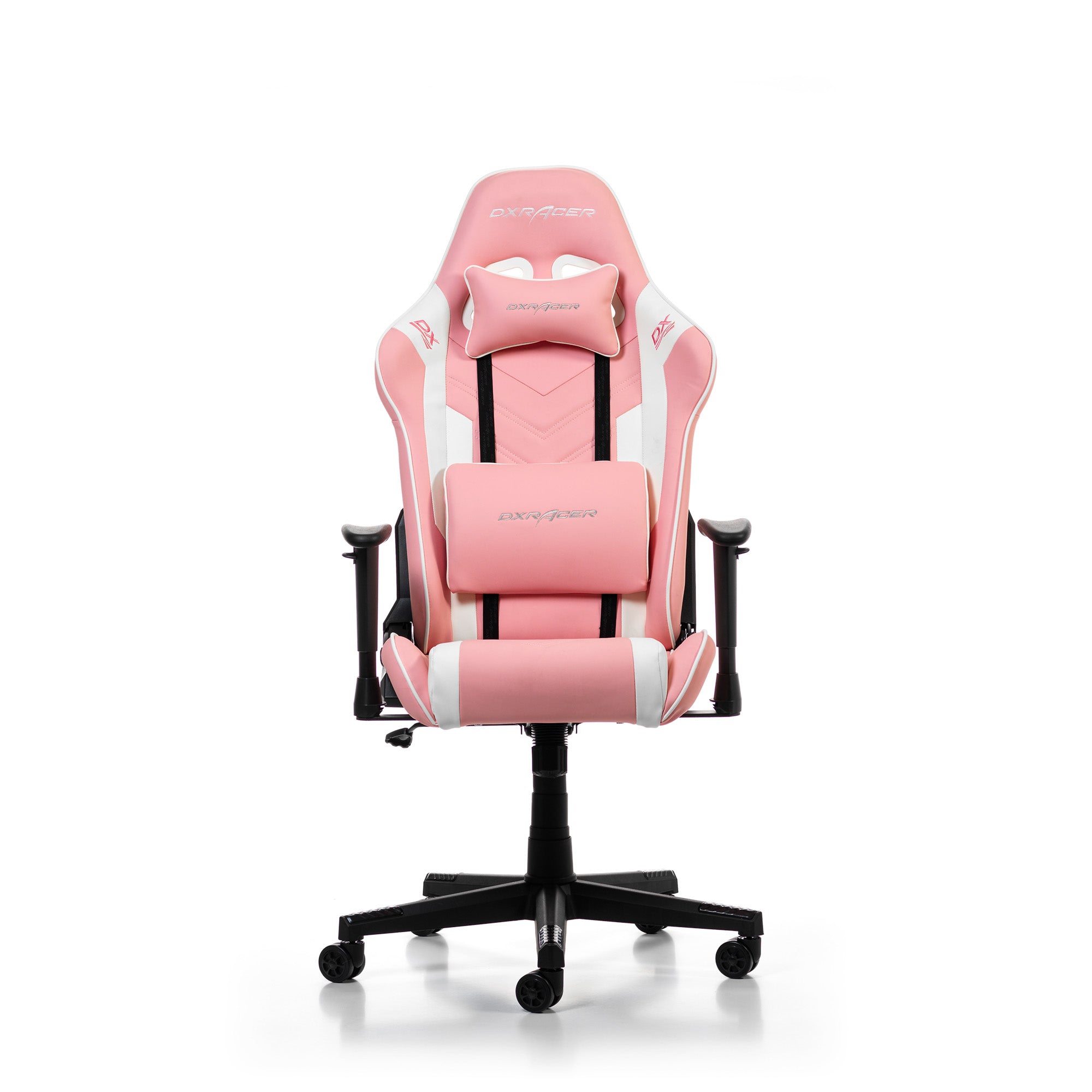 Кресло для геймеров DxRacer P Series P132  (Бело-розовое)