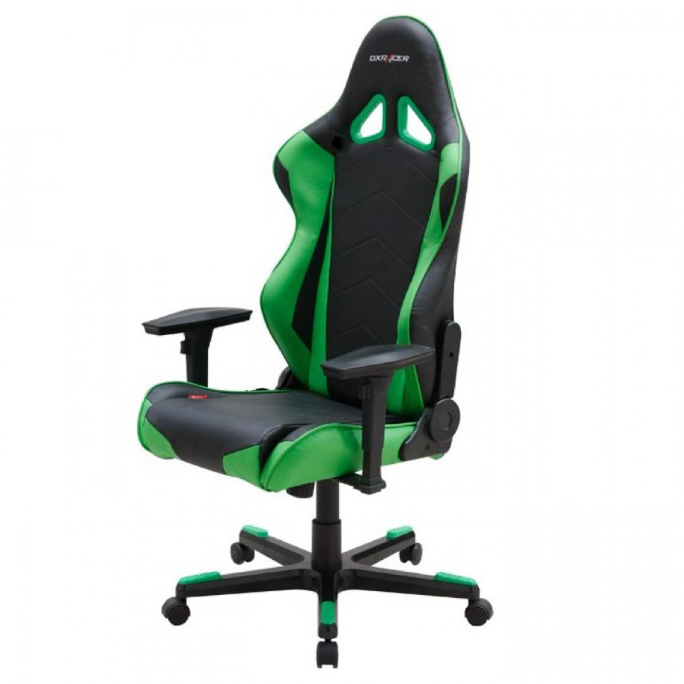 Кресло для геймеров DXRacer OH/RE0/NE (черно-зеленое)