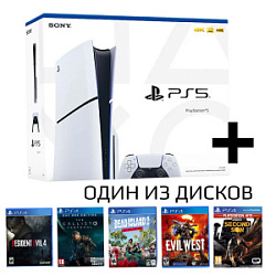 Sony Ps5  Slim (С дисководом, 1ТБ)